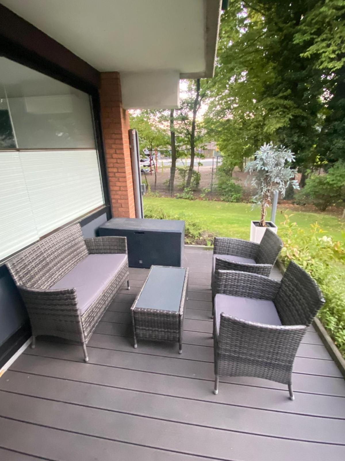 Moderne 2-Zimmer-Wohnung Mit Garten Hannover Luaran gambar